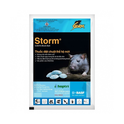 THUỐC DIỆT CHUỘT STORM - BASF ( ĐỨC )- gói 20 viên