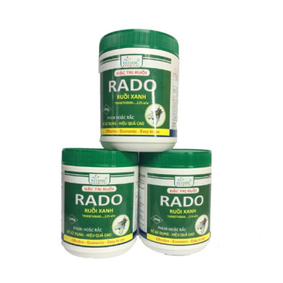 THUỐC DIỆT RUỒI XANH RADO - HỦ 500GR